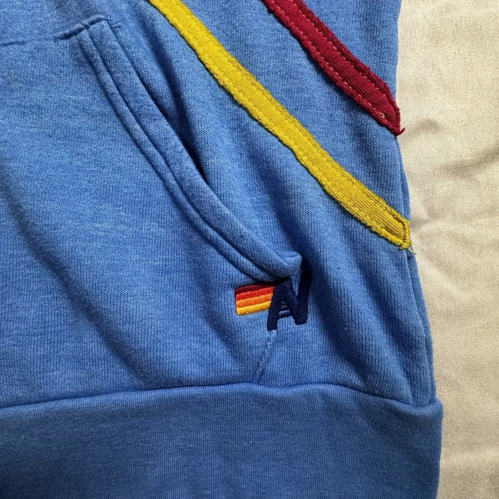 Aviator Nation Pray For Surf Hoodie Women’s Size Small Blue